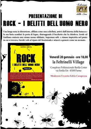 Locandina evento Rock a Parma 20 gennaio